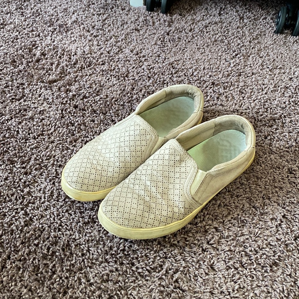 Tan Slip on Shoes